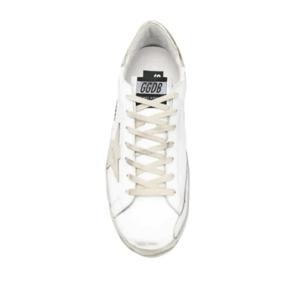 Golden Goose Women's White Leather Super-Star Low-top Sneakers Size 41